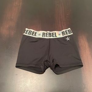 Rebel Athletic Holographic Branded Shorts